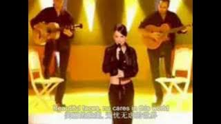 法国美女 Alizee -  La Isla Bonita 中英文字幕 超级好听 高清晰