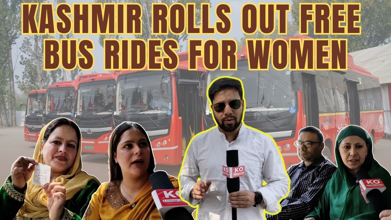 Kashmir Rolls Out Free Bus Rides for Women