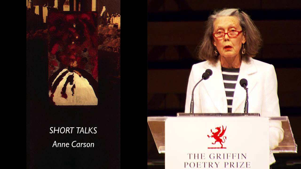 Anne Carson reading 2014 Anne Carson reading 2014