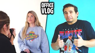 Modeling our new looks in an authentic NYC photo shoot | Office Vlog 157