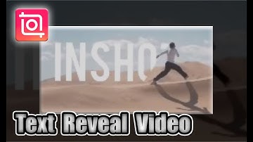Inshot Text Reveal as you walk 🚶‍♂️ | Inshot Video Editing Tutorial