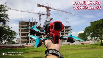 Betaflight 4.1.1 + RPM Filter 6s