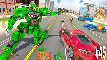 Army Bus Robot Transform Wars  - Robots | Transformer | Transforming Robots | #45