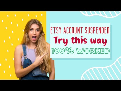 Etsy account suspended ???
