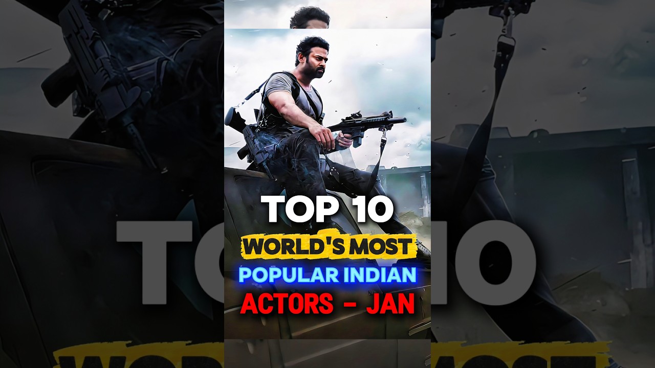 Top 10 World's Most Popular Indian Actors In January 2026 🔥🤯 