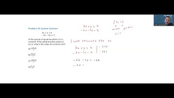 SAT prep 360  s1e29 Algebraic operations in System of equations
