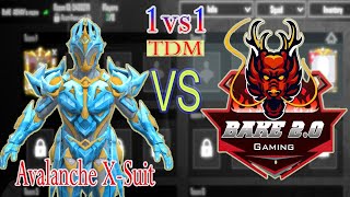 Avalanche X-Suit Pro Player Vs Bake2.0Gaming 1V1 Tdm Match Challenge Pro Player 1V1 In Tdm