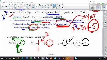 Unit 3 1A 1 Review of Polynomial Functions