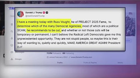 Trump uses government shutdown to dole out firings and political punishment