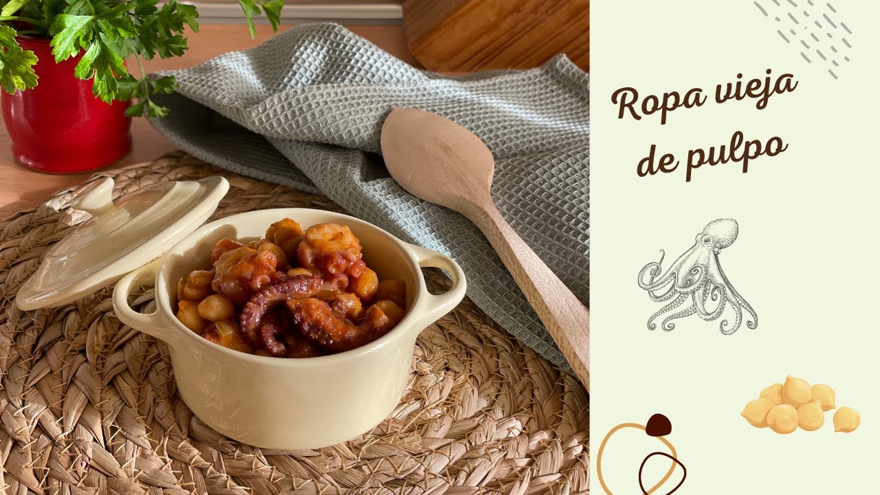 ⬆️ Receta de ROPA PULPO ⬆️ receta fácil de garbanzos con ⬆️ recetas rápidas - YouTube