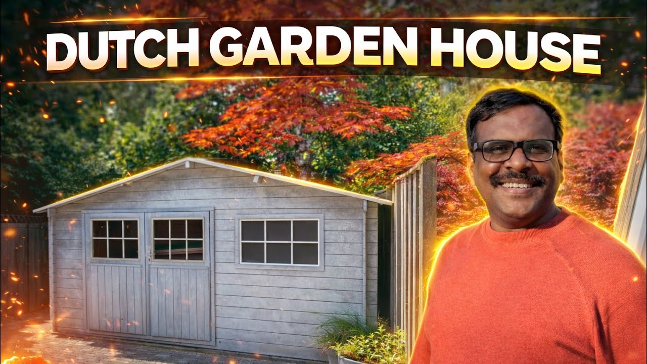 Netherlands मधील लोकांचे Garden House असे असतात? 😱🇳🇱 | Europe Marathi Vlog | Mr & Mrs Gawade Vlog