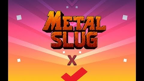 Metal Slug X on Neo Geo Mini