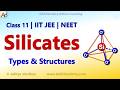 Silicates Types - classification &amp; structure inorganic chemistry class 11 IIT JEE NEET
