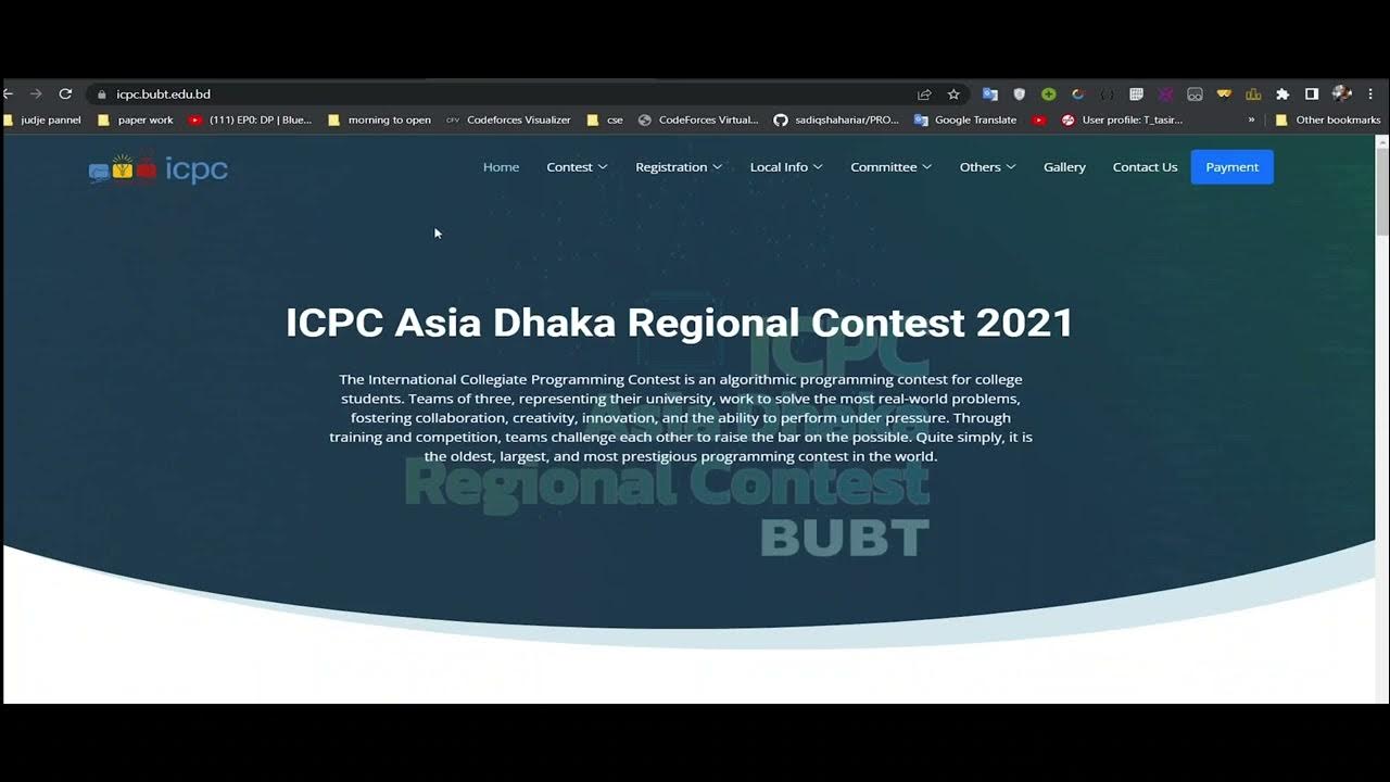 ICPC Dhaka Regional 2021 BUBT ONLINE PRELIMINARY CONTEST PAYMENT