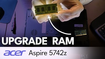Acer Aspire 5742z RAM Upgrade (Classic Repair Guide)