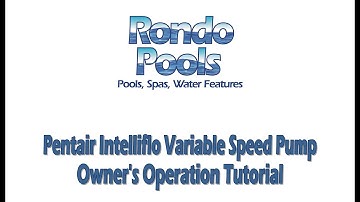 Pentair Intelliflo Variable Speed Pump - Rondo Pools Educational Video Series