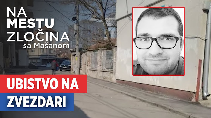 Ubistvo na Zvezdari | Na mestu zločina sa Mašanom