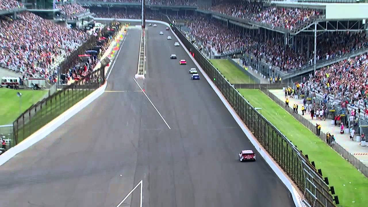 Final Laps of the Brickyard 400 Indianapolis Motor Speedway (2013