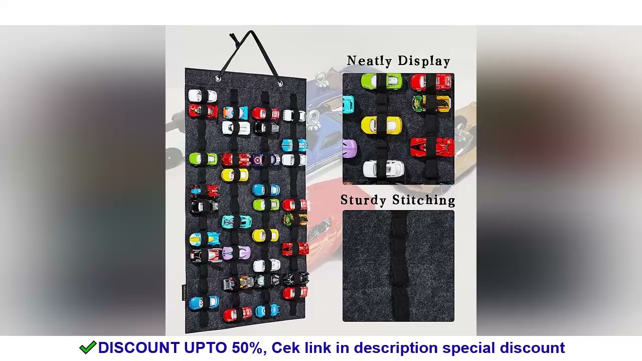 Hanging Organizer For Hot Wheels Wall Mount Display Case Large Capacity Storage Box Bags Hold Up Toy