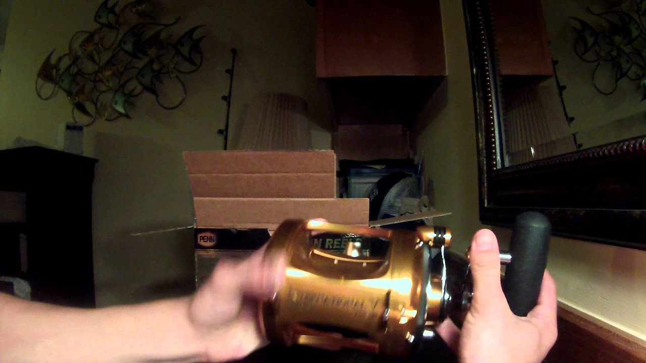 Penn International 50VSW Unboxing Review and 9/0 Senator