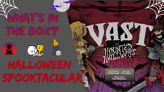 What's In The Box? Vast The Haunted Hallways Expansion Unboxing Halloween Spooktacular 2021