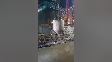 2h30 đổ bê tông cọc khoan nhồi