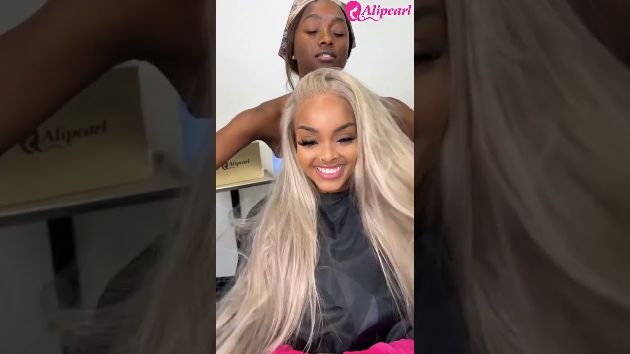 Have You Tried Before?!🤔Gorgeous Blonde Highlight Wig Install 