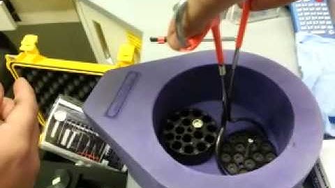 Loading pins into pucks