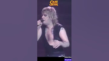 Thumbnail of Ozzy Osbourne - Paranoid [Live 1983] #shorts