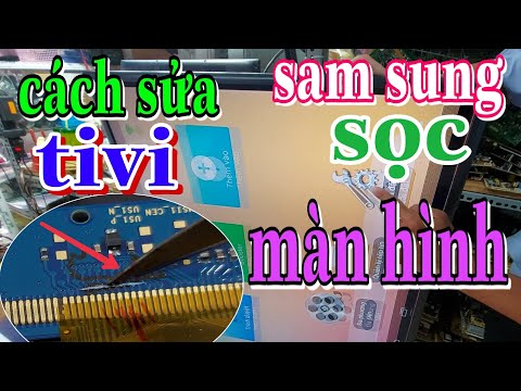 tivi sam sung bị sọc màn hình | cách xử lý không cần thay màn hình mới! | Foci