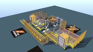 Dual Palletising Robots