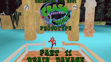 Crash Bandicoot The Wrath of Cortex Prototype: (December 17, 2001) Part 11: Drain Damage
