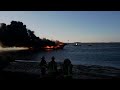 Florida casino boat bursts into flames - BBC News - YouTube