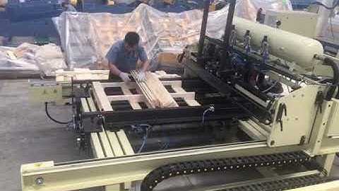 SF9026 stringer wood pallet nailing machine