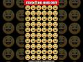 🥸 Emoji Odd One Out Challenge | Brain Test Emoji Puzzle | 99% Fail #shorts