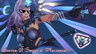 Season 21 Support Placements! | Slaying as Mercy!💕🧚🏼‍♀️