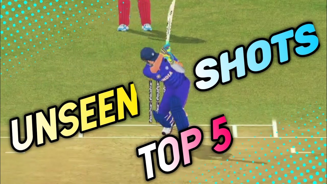 Real Cricket 22 Top 5 Unseen Shots 🤯 | Rc22 New Update 😨 | - YouTube