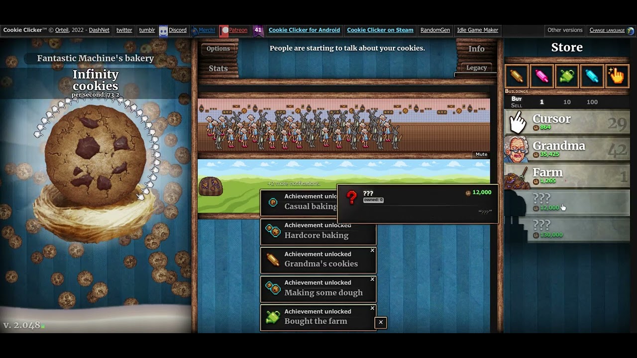hacked cookie clicker YouTube