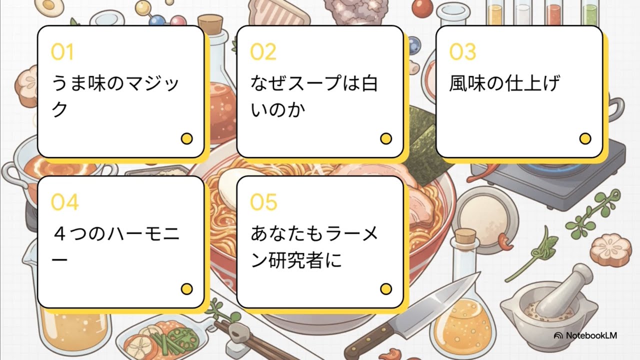 ラーメンスープの科学 うま味・乳化・香味油で激ウマになる理由
