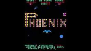 PHOENIX ARCADE 3 bird CHEAT 200,000 ON SECOND SHEET!! amstar 1980 screenshot 1