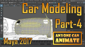 Maya 2017 Tutorial : Car Modeling - Part 4