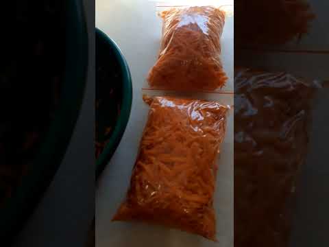 заготовка из моркови