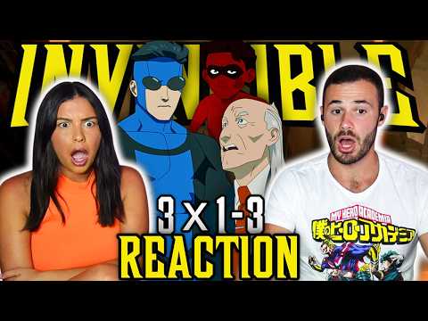 MARK HAS LOST IT! | Invincible 3x1, 2 & 3 Reaction