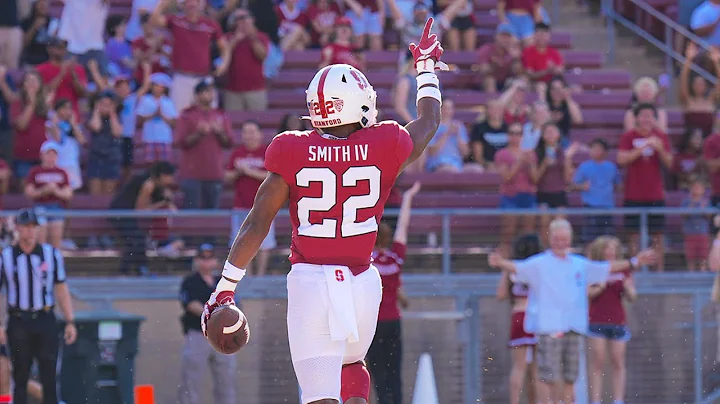 E.J. Smith opens Stanford's season with 87-yard touchdown run | College Football