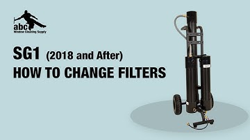 SG1 How To Change Filters - 2018 and After