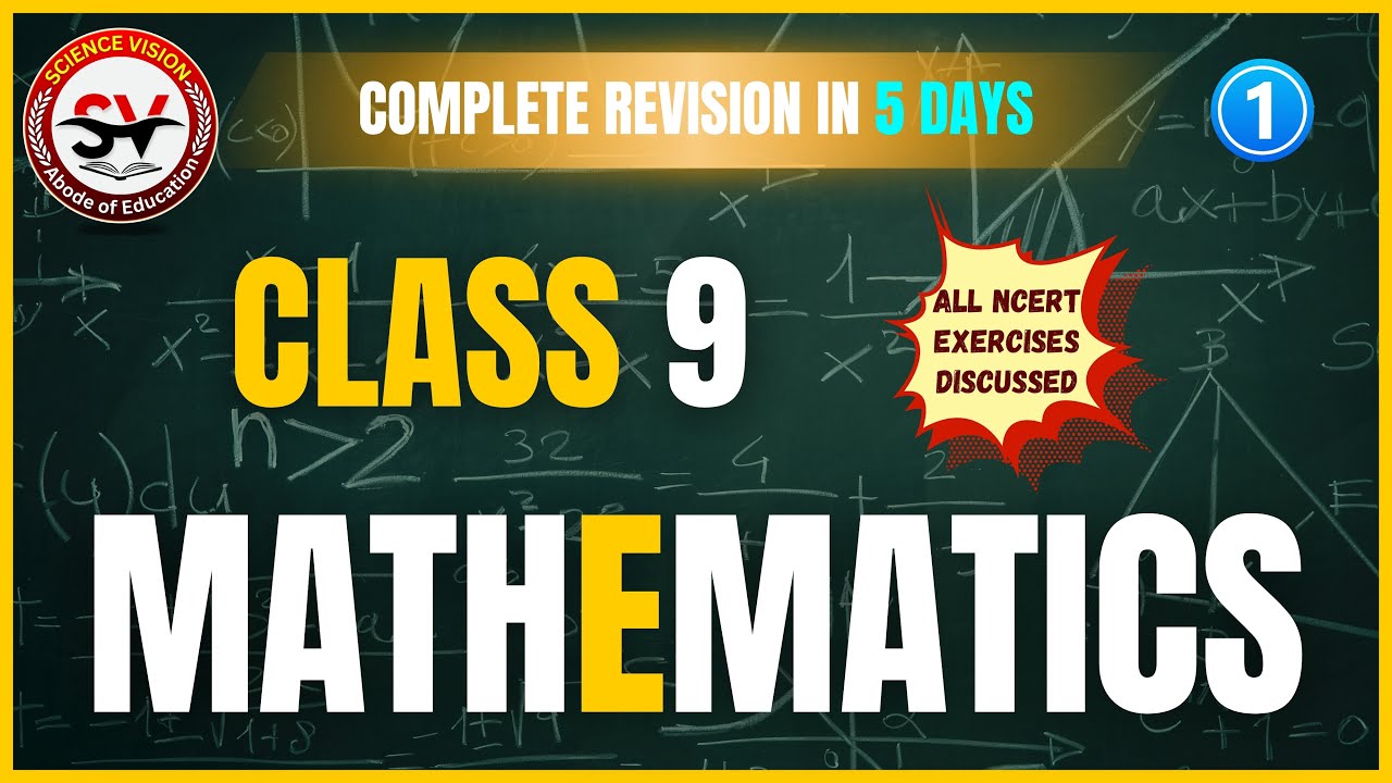 Class 9 Maths Complete Revision | All NCERT Exercises Discussed # ...