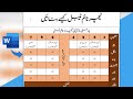 How to Create Teacher Time table in ms word  | Master the Art of Creating a School Timetable in Urdu
