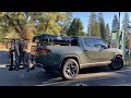 Rivian R1T Hitch-Mounted Bike Rack Solution: Tailgate Clearance with Hitch Extension
