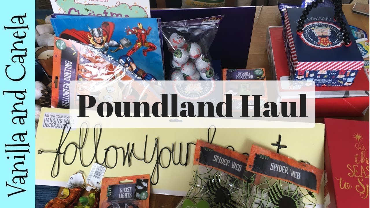 EXTRA!EXTRA! POUNDLAND HAUL HALLOWEEN/XMAS/DECOR VLOGTOBER day 7