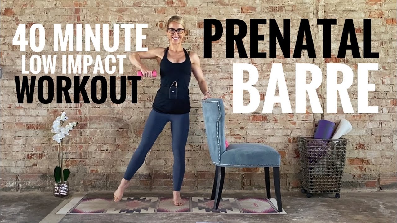 40 Minute Prenatal Barre Workout 